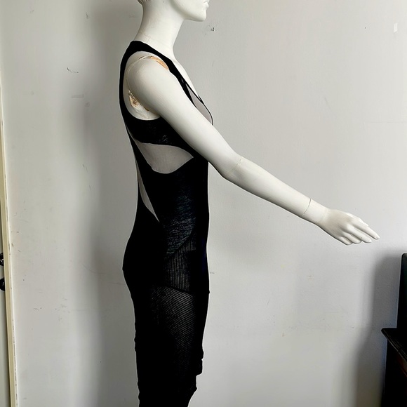 90s Helmut lang  knit dress . Detailed seaming and color blocking details . - Picture 2 of 6